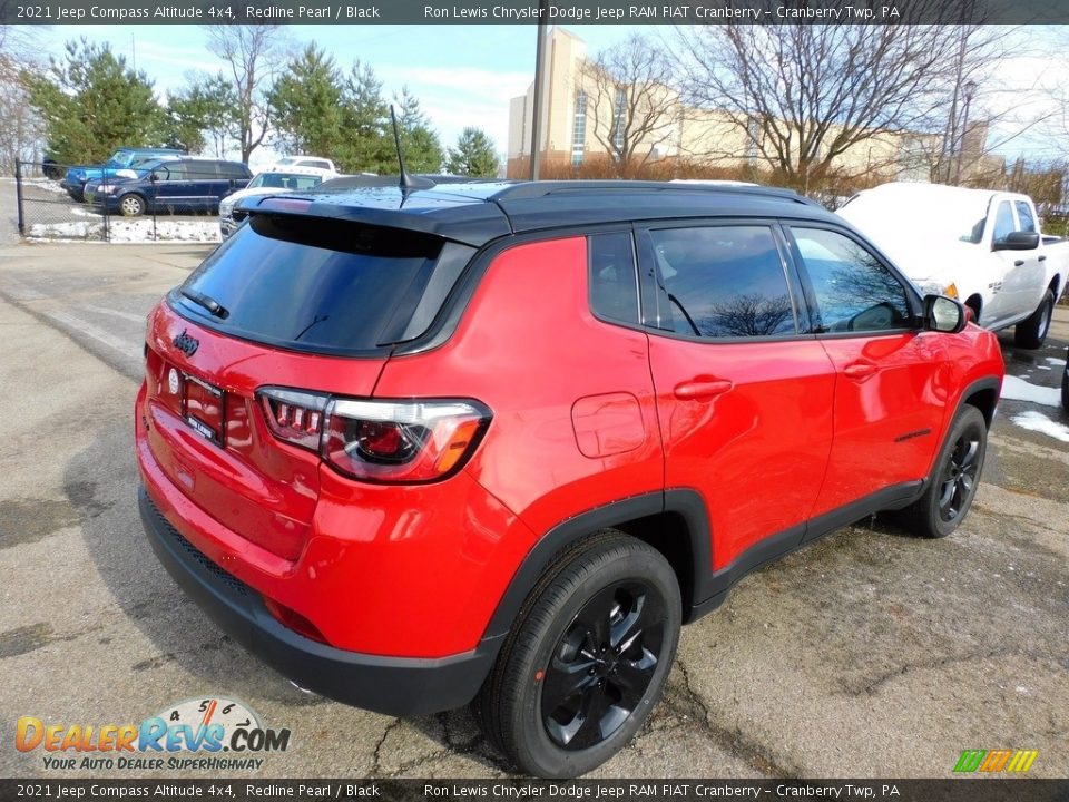 2021 Jeep Compass Altitude 4x4 Redline Pearl / Black Photo #5