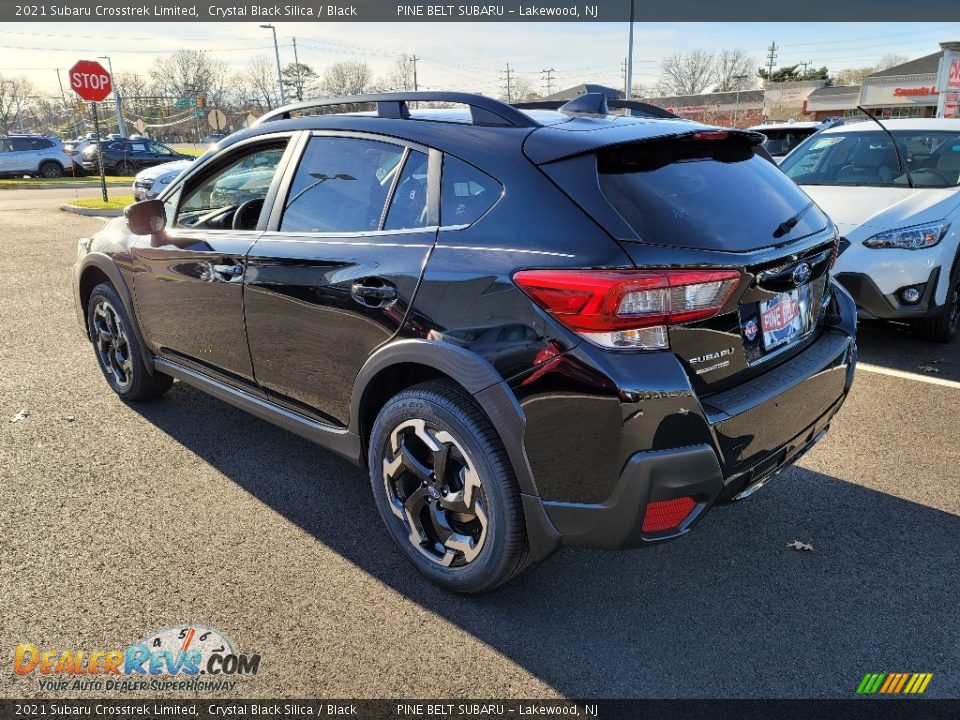 2021 Subaru Crosstrek Limited Crystal Black Silica / Black Photo #6