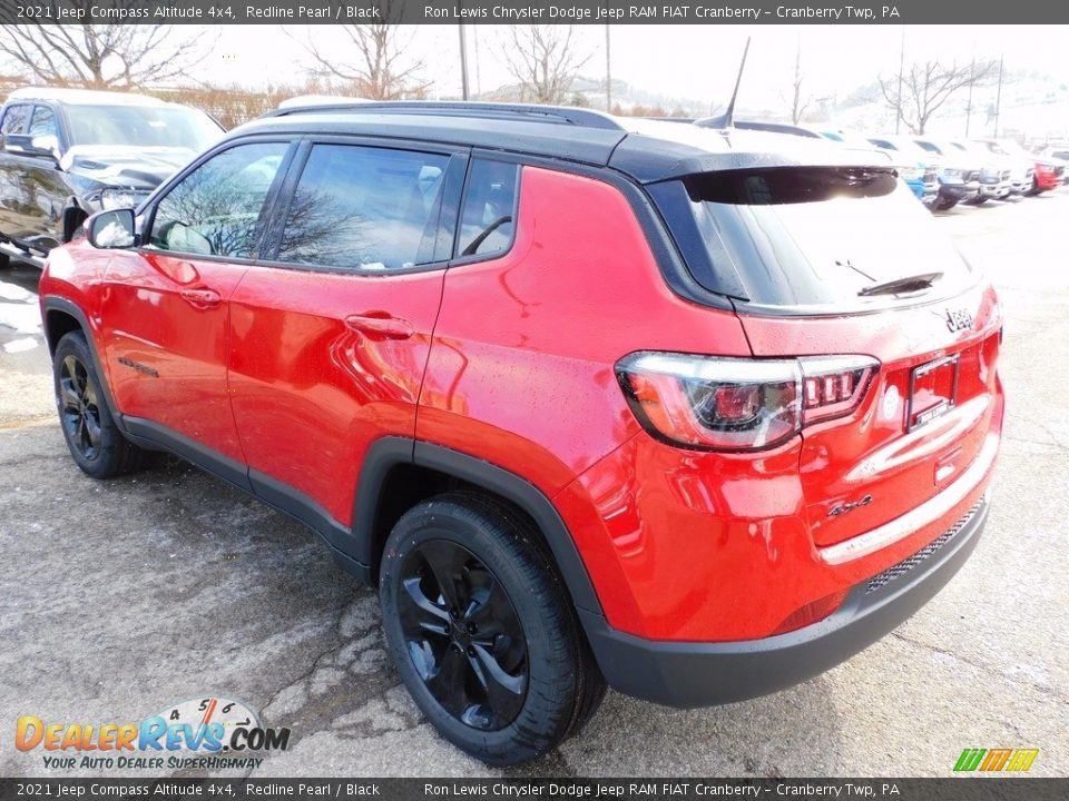 2021 Jeep Compass Altitude 4x4 Redline Pearl / Black Photo #8