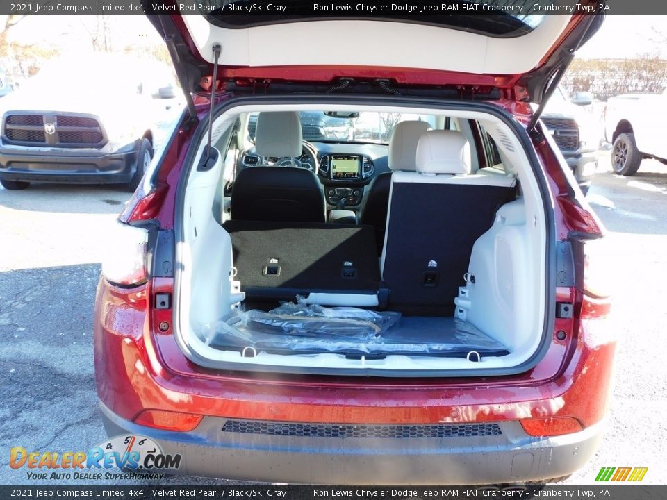 2021 Jeep Compass Limited 4x4 Velvet Red Pearl / Black/Ski Gray Photo #7