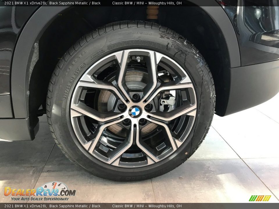 2021 BMW X1 xDrive28i Black Sapphire Metallic / Black Photo #5