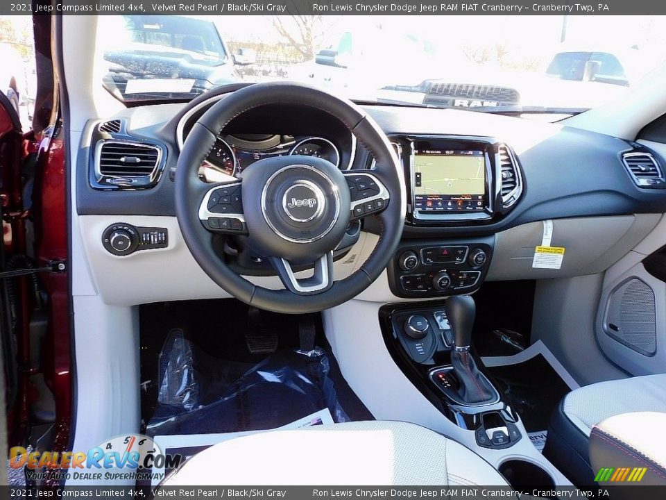 Dashboard of 2021 Jeep Compass Limited 4x4 Photo #13