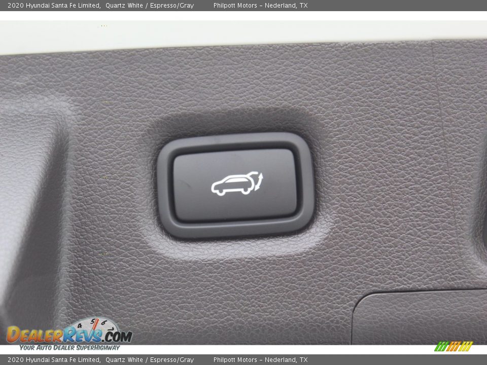 2020 Hyundai Santa Fe Limited Quartz White / Espresso/Gray Photo #24