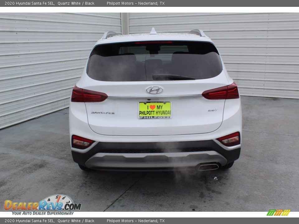 2020 Hyundai Santa Fe SEL Quartz White / Black Photo #7