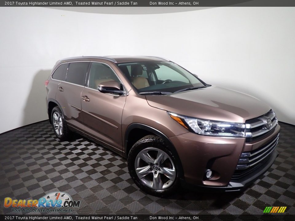 2017 Toyota Highlander Limited AWD Toasted Walnut Pearl / Saddle Tan Photo #2