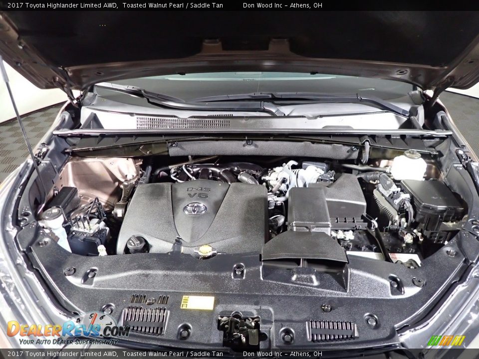 2017 Toyota Highlander Limited AWD Toasted Walnut Pearl / Saddle Tan Photo #6