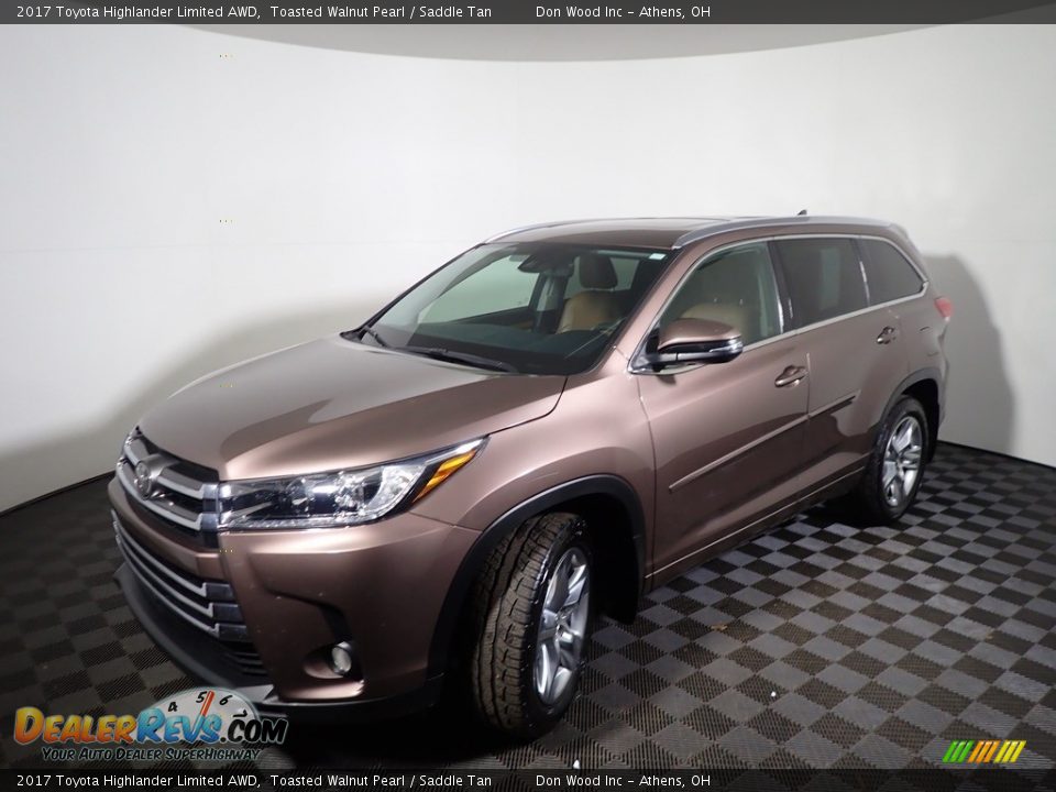 2017 Toyota Highlander Limited AWD Toasted Walnut Pearl / Saddle Tan Photo #7