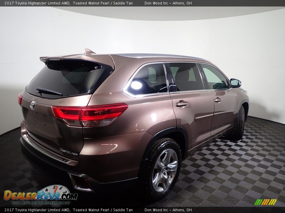 2017 Toyota Highlander Limited AWD Toasted Walnut Pearl / Saddle Tan Photo #16