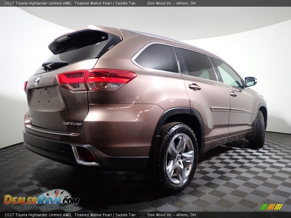 2017 Toyota Highlander Limited AWD Toasted Walnut Pearl / Saddle Tan Photo #17