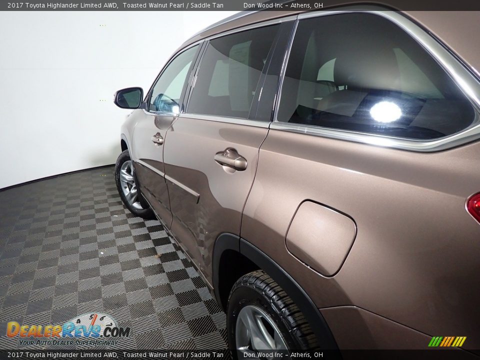 2017 Toyota Highlander Limited AWD Toasted Walnut Pearl / Saddle Tan Photo #18