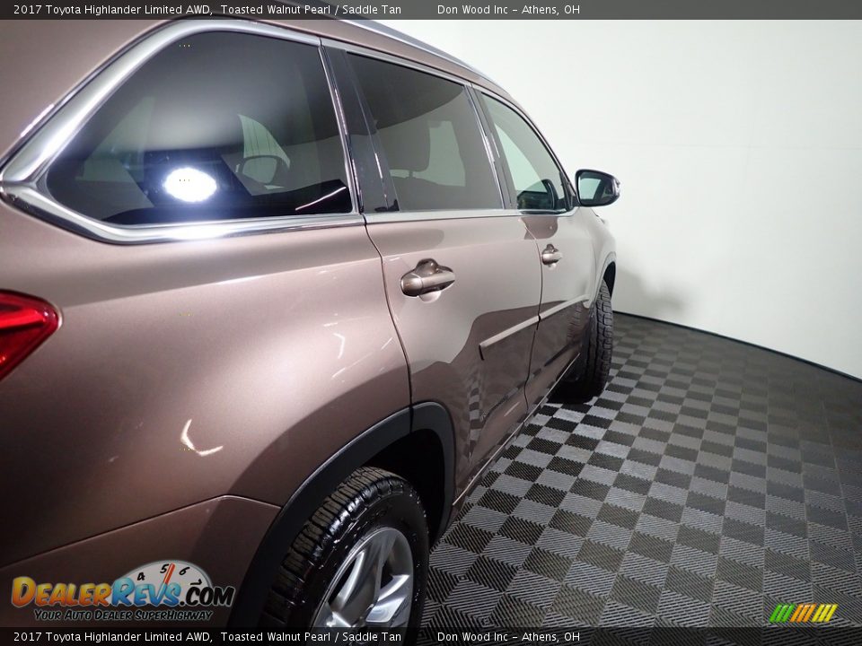 2017 Toyota Highlander Limited AWD Toasted Walnut Pearl / Saddle Tan Photo #19