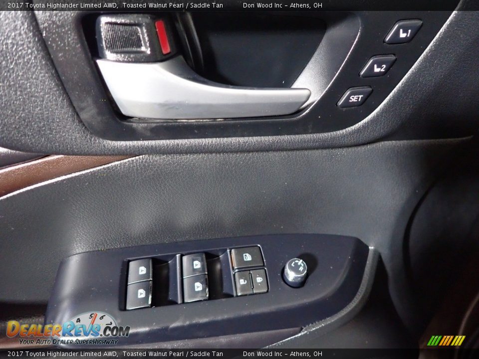 2017 Toyota Highlander Limited AWD Toasted Walnut Pearl / Saddle Tan Photo #21
