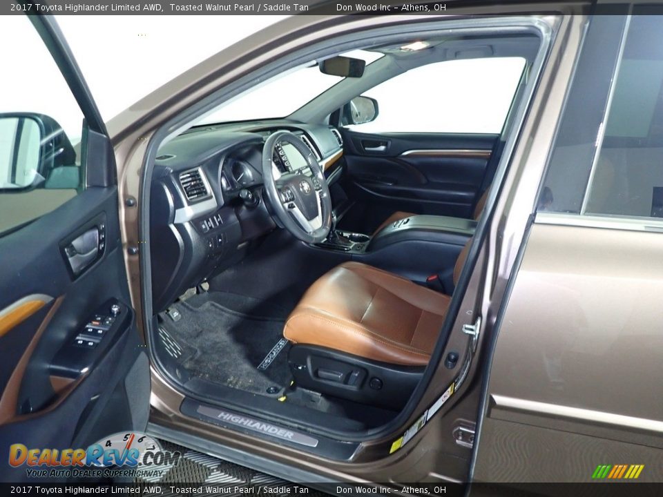 2017 Toyota Highlander Limited AWD Toasted Walnut Pearl / Saddle Tan Photo #22