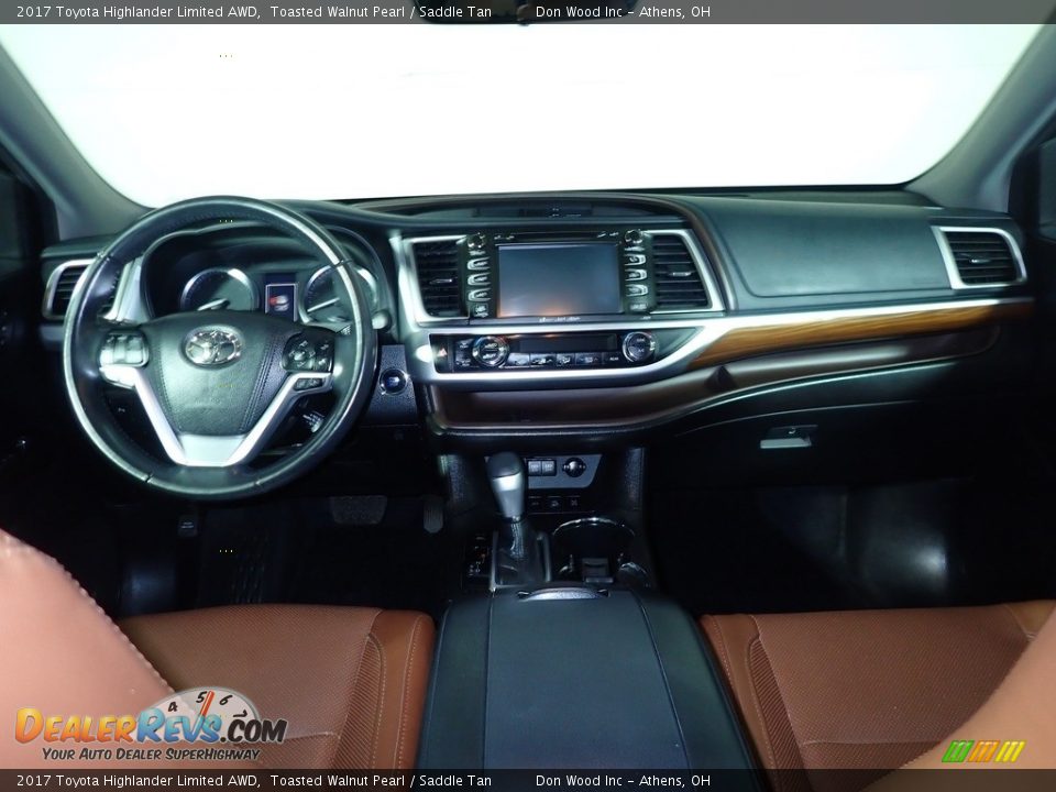 2017 Toyota Highlander Limited AWD Toasted Walnut Pearl / Saddle Tan Photo #24