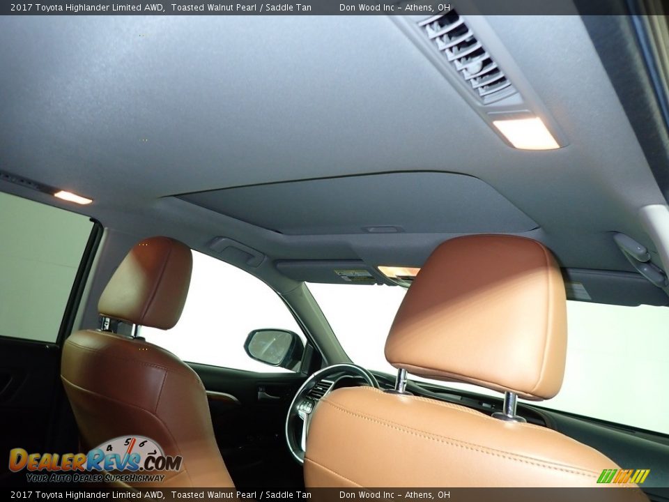 2017 Toyota Highlander Limited AWD Toasted Walnut Pearl / Saddle Tan Photo #25