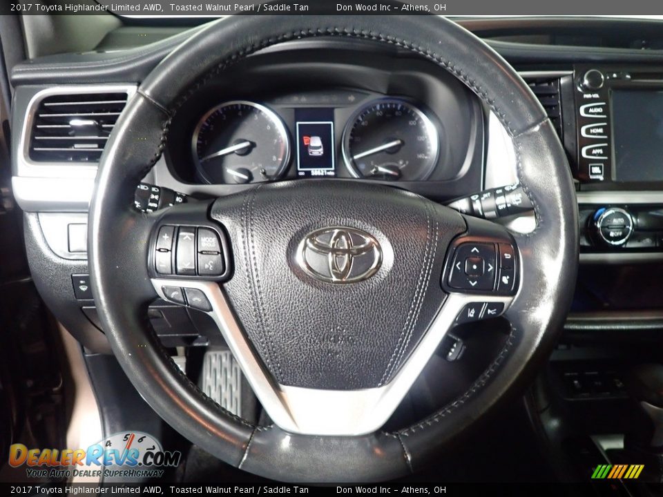 2017 Toyota Highlander Limited AWD Toasted Walnut Pearl / Saddle Tan Photo #26