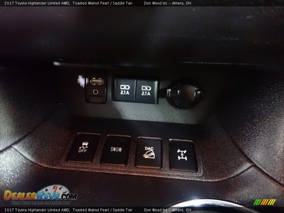 2017 Toyota Highlander Limited AWD Toasted Walnut Pearl / Saddle Tan Photo #35