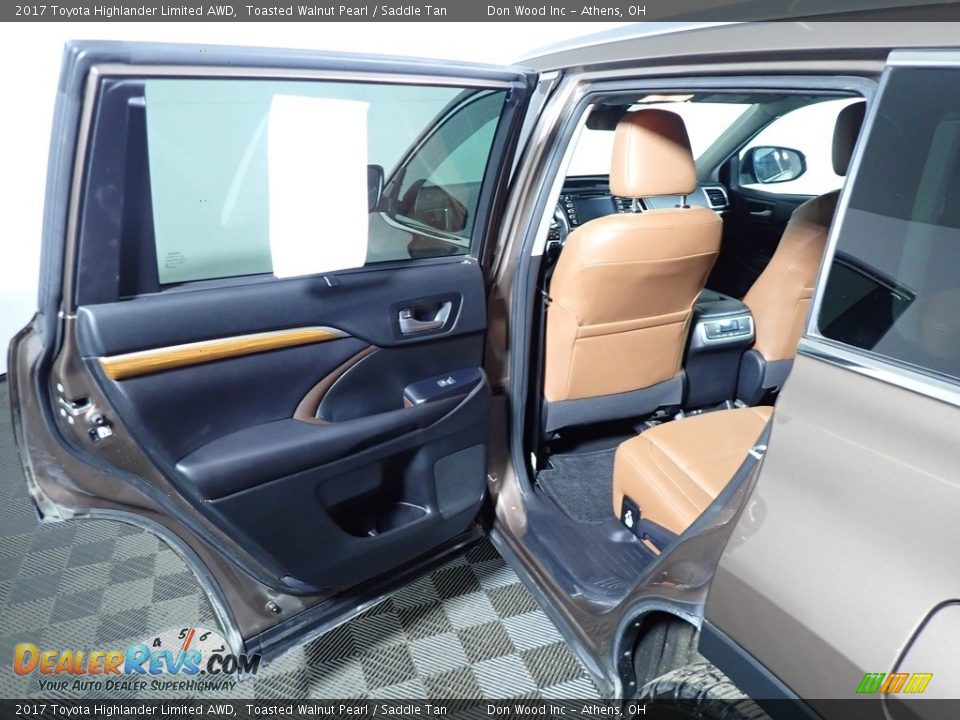 2017 Toyota Highlander Limited AWD Toasted Walnut Pearl / Saddle Tan Photo #36