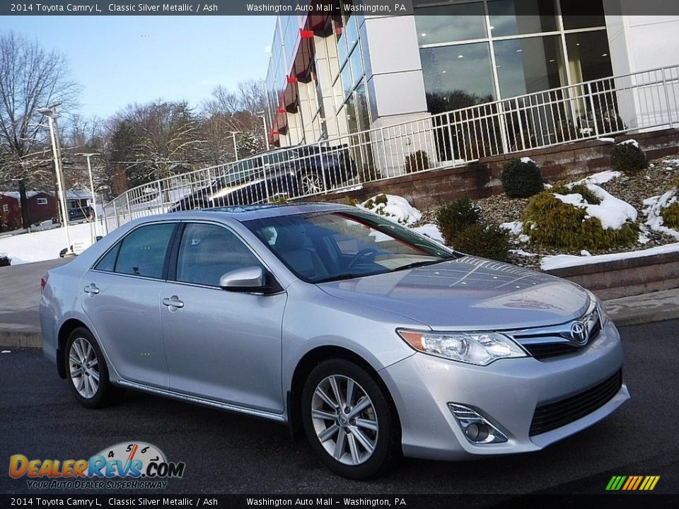 2014 Toyota Camry L Classic Silver Metallic / Ash Photo #1