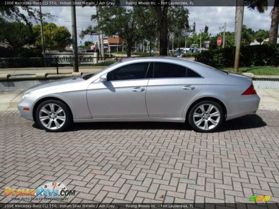 2008 Mercedes-Benz CLS 550 Iridium Silver Metallic / Ash Grey Photo #3