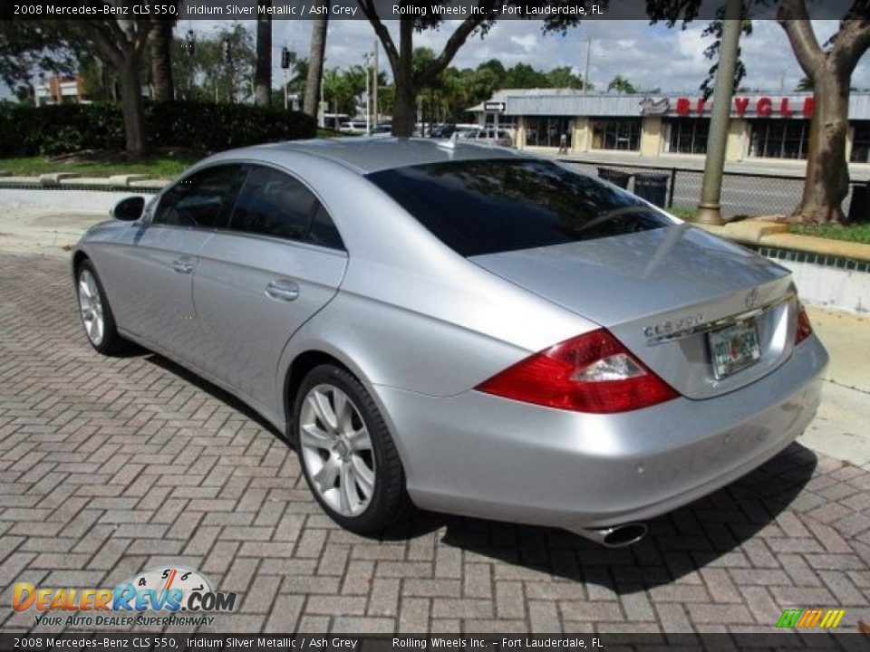 2008 Mercedes-Benz CLS 550 Iridium Silver Metallic / Ash Grey Photo #5