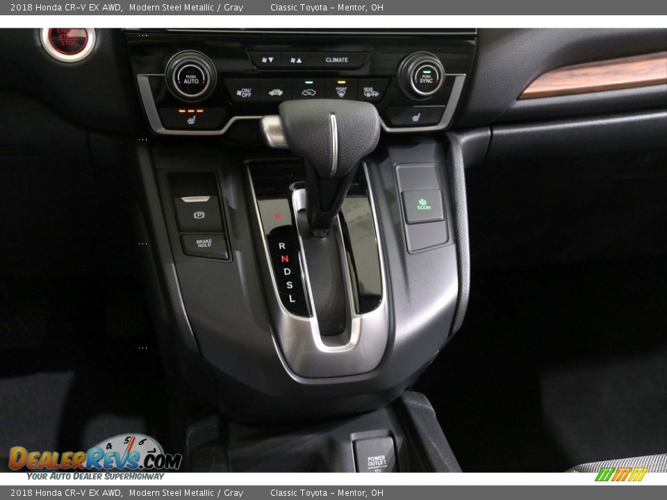 2018 Honda CR-V EX AWD Modern Steel Metallic / Gray Photo #13