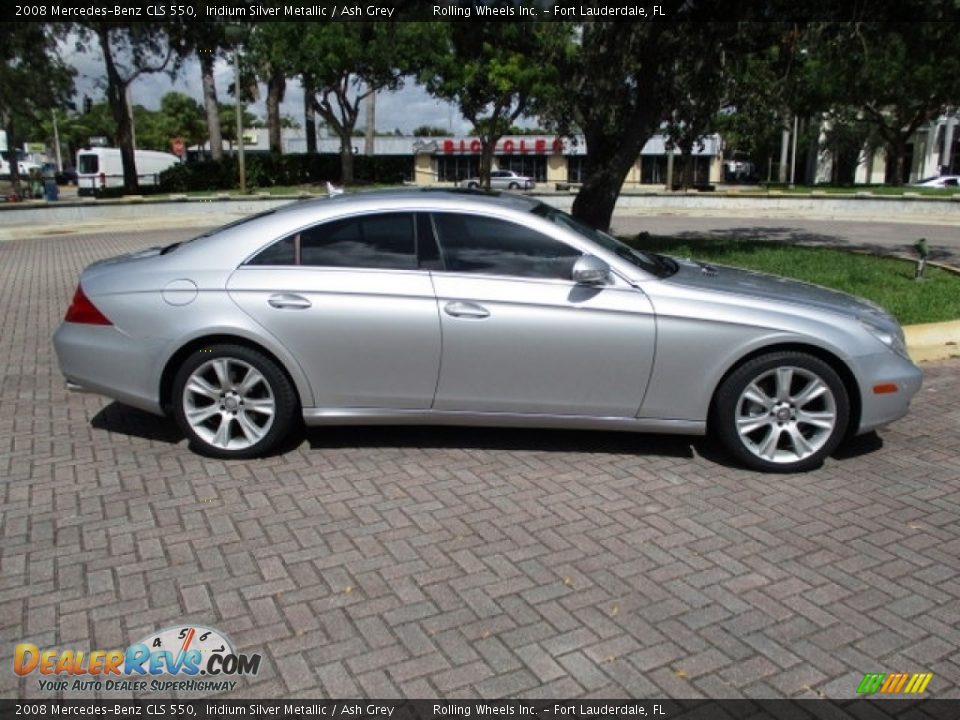 2008 Mercedes-Benz CLS 550 Iridium Silver Metallic / Ash Grey Photo #11