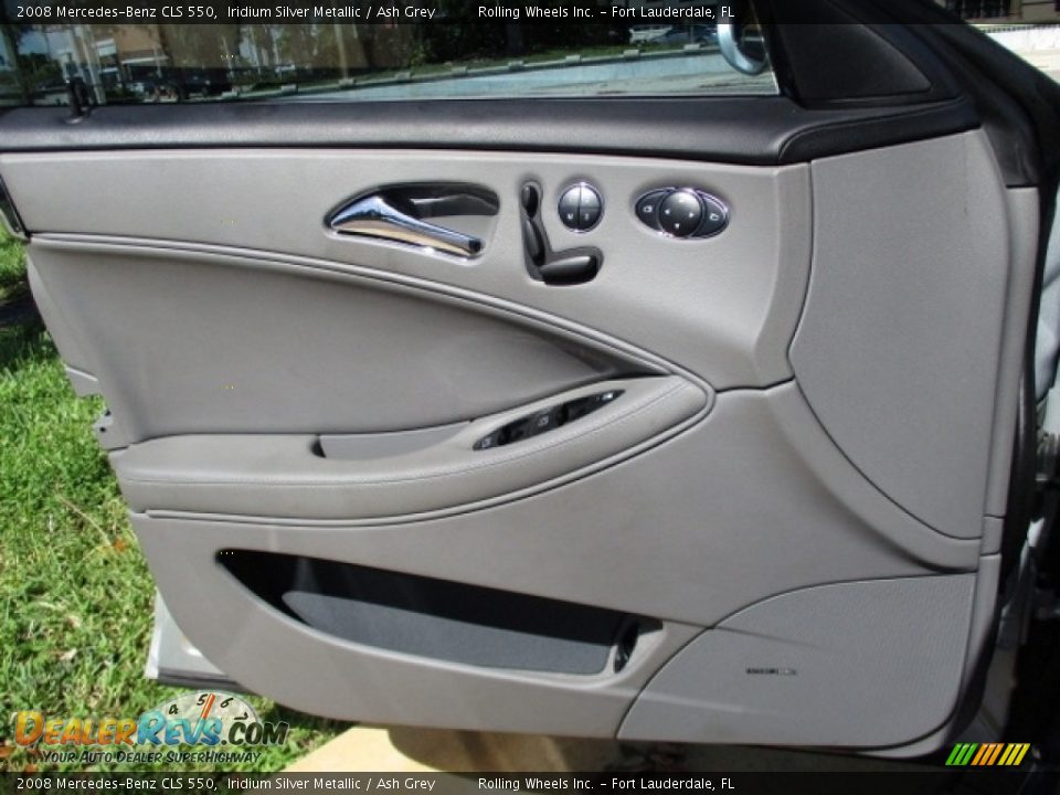 2008 Mercedes-Benz CLS 550 Iridium Silver Metallic / Ash Grey Photo #12