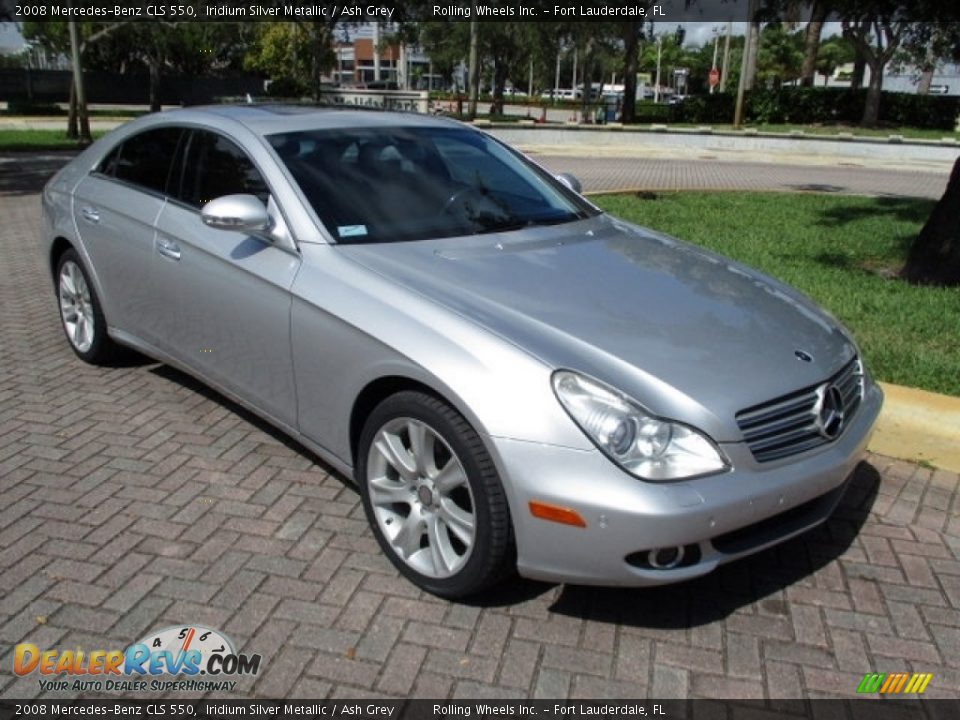 2008 Mercedes-Benz CLS 550 Iridium Silver Metallic / Ash Grey Photo #13