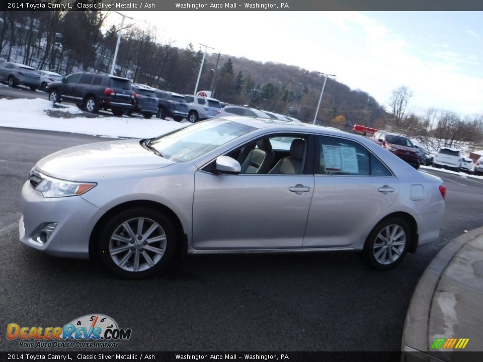 2014 Toyota Camry L Classic Silver Metallic / Ash Photo #14