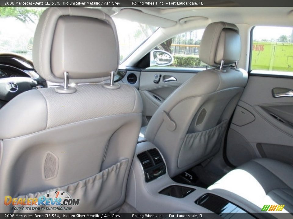 2008 Mercedes-Benz CLS 550 Iridium Silver Metallic / Ash Grey Photo #14