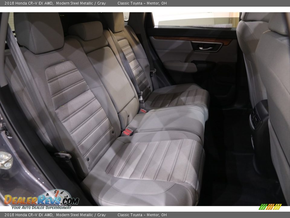 2018 Honda CR-V EX AWD Modern Steel Metallic / Gray Photo #17