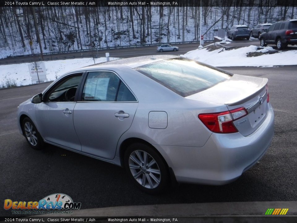 2014 Toyota Camry L Classic Silver Metallic / Ash Photo #15