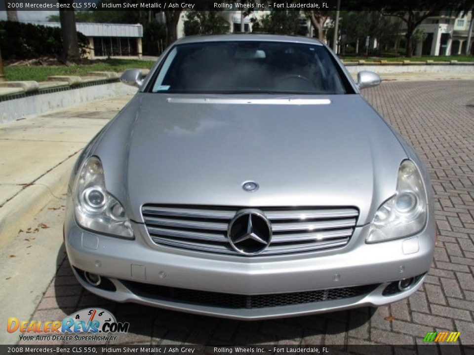 2008 Mercedes-Benz CLS 550 Iridium Silver Metallic / Ash Grey Photo #15