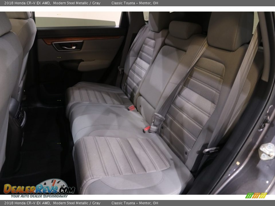 2018 Honda CR-V EX AWD Modern Steel Metallic / Gray Photo #18