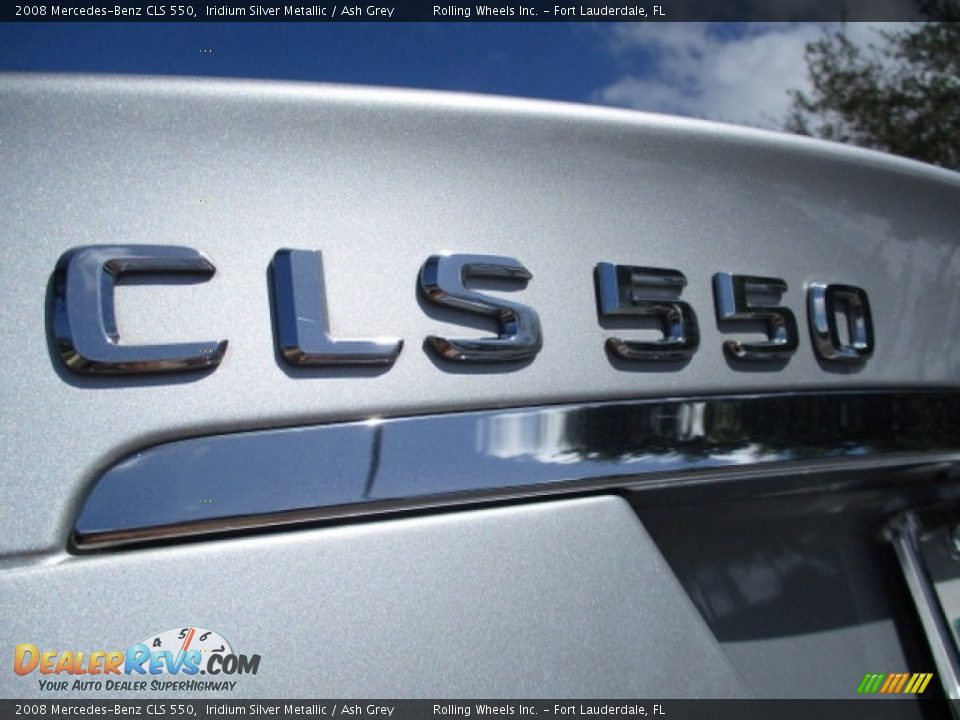 2008 Mercedes-Benz CLS 550 Iridium Silver Metallic / Ash Grey Photo #17