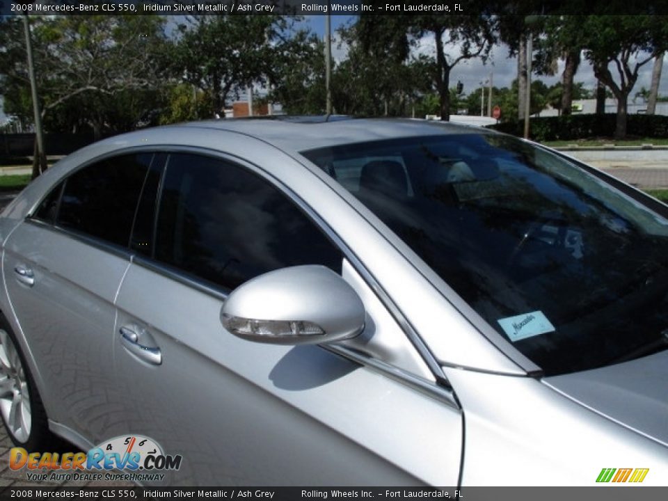 2008 Mercedes-Benz CLS 550 Iridium Silver Metallic / Ash Grey Photo #18