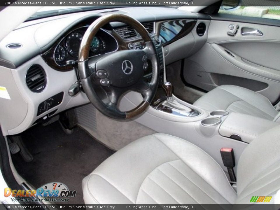 2008 Mercedes-Benz CLS 550 Iridium Silver Metallic / Ash Grey Photo #19