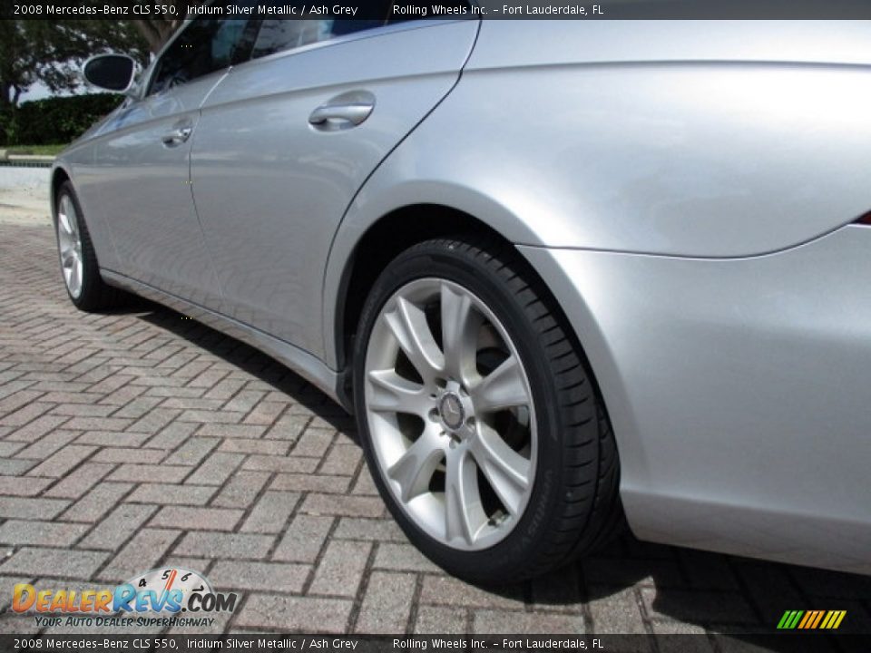 2008 Mercedes-Benz CLS 550 Iridium Silver Metallic / Ash Grey Photo #20