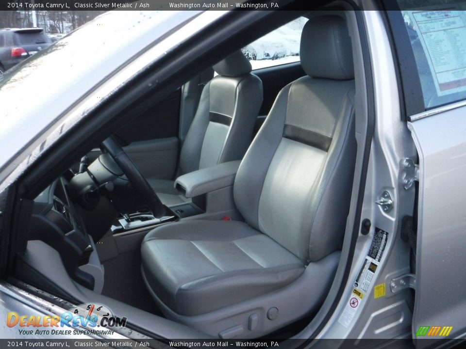 2014 Toyota Camry L Classic Silver Metallic / Ash Photo #20