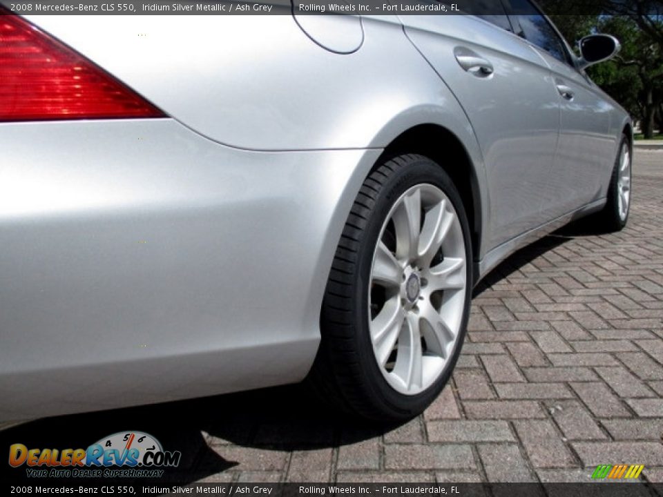 2008 Mercedes-Benz CLS 550 Iridium Silver Metallic / Ash Grey Photo #24