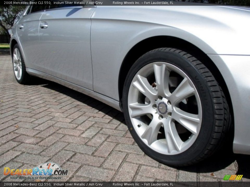 2008 Mercedes-Benz CLS 550 Iridium Silver Metallic / Ash Grey Photo #26