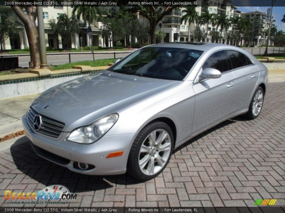 2008 Mercedes-Benz CLS 550 Iridium Silver Metallic / Ash Grey Photo #28