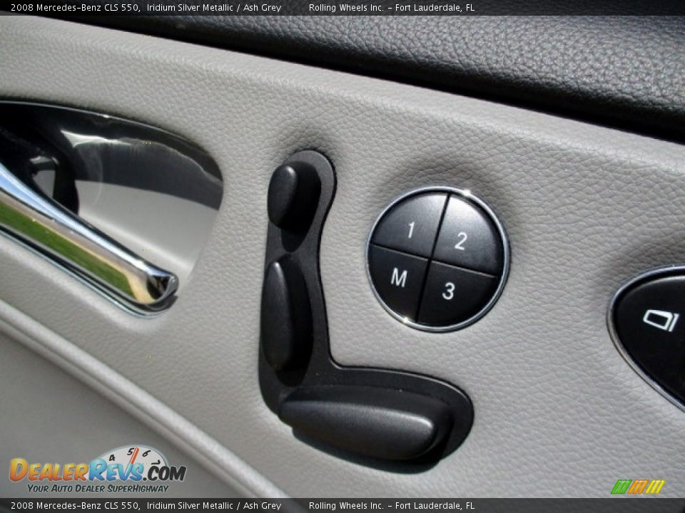 2008 Mercedes-Benz CLS 550 Iridium Silver Metallic / Ash Grey Photo #29