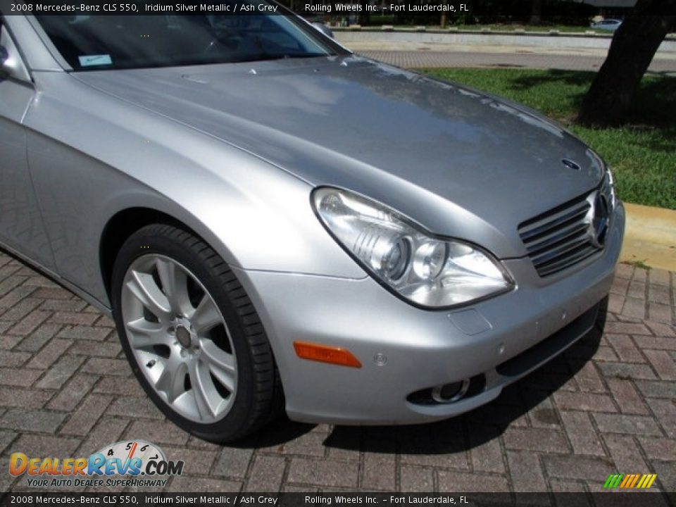 2008 Mercedes-Benz CLS 550 Iridium Silver Metallic / Ash Grey Photo #30
