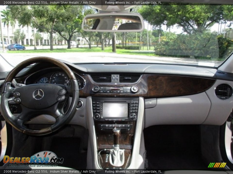 2008 Mercedes-Benz CLS 550 Iridium Silver Metallic / Ash Grey Photo #31