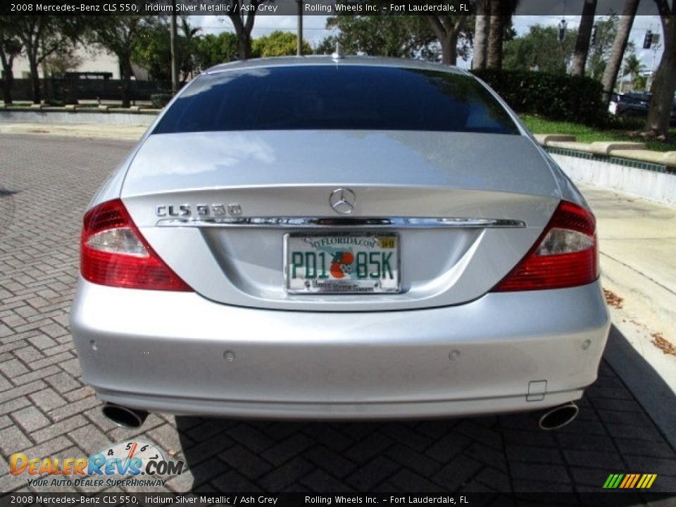 2008 Mercedes-Benz CLS 550 Iridium Silver Metallic / Ash Grey Photo #32