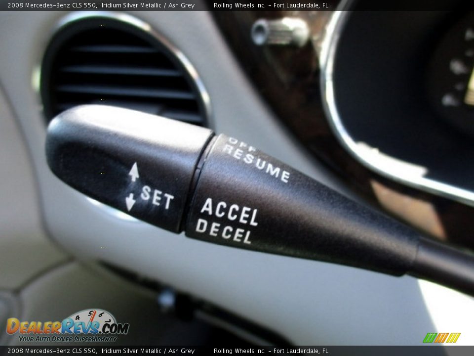 2008 Mercedes-Benz CLS 550 Iridium Silver Metallic / Ash Grey Photo #35