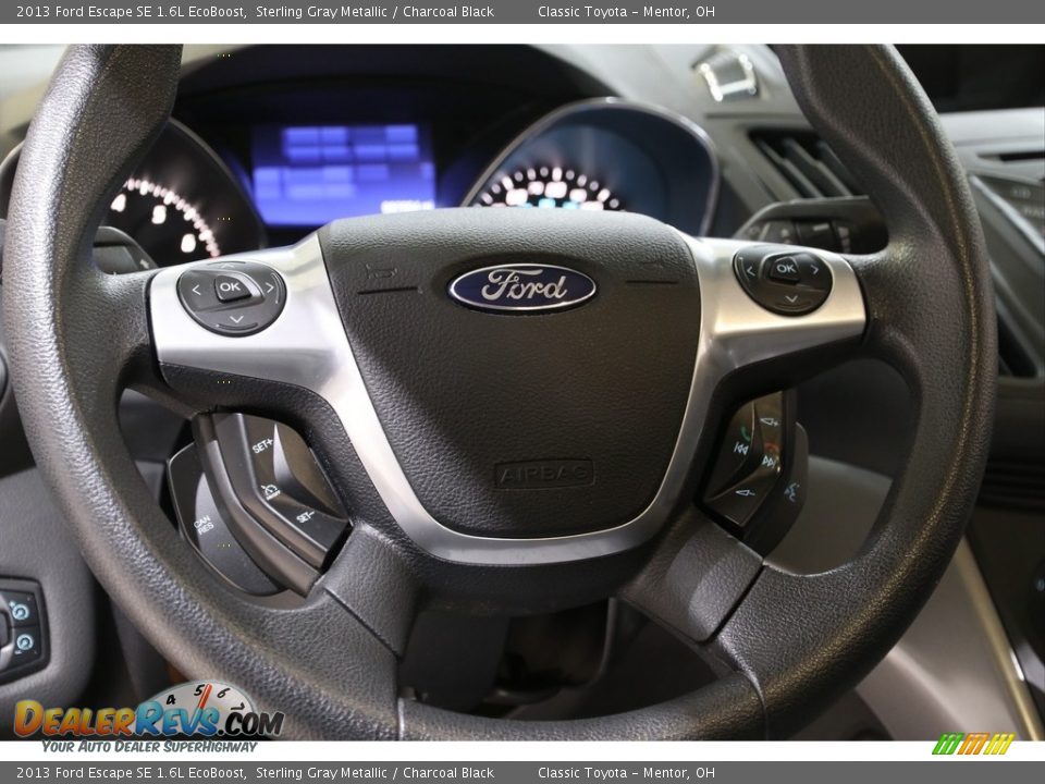 2013 Ford Escape SE 1.6L EcoBoost Sterling Gray Metallic / Charcoal Black Photo #7
