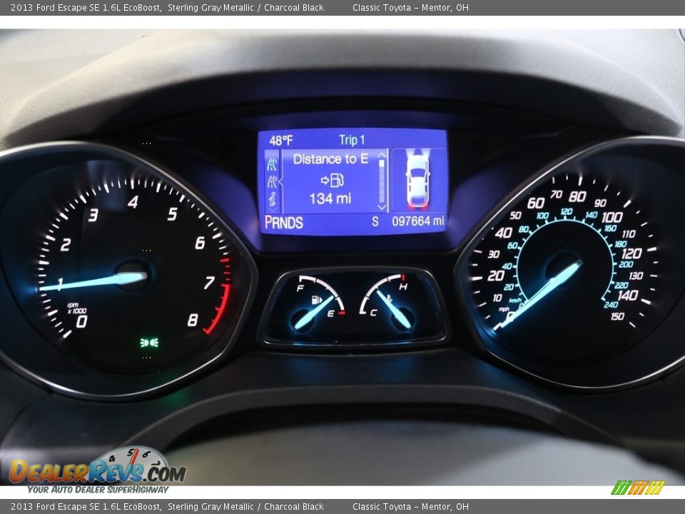 2013 Ford Escape SE 1.6L EcoBoost Sterling Gray Metallic / Charcoal Black Photo #8